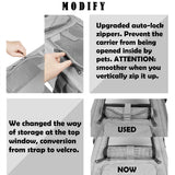 GAPZER Pet Carrier for Large Cats, Soft-Sided Cat Carrier for Medium Big Cats and Puppy up to 20lbs, Washable Dog Carrier Privacy Protection for Home Outdoor Travel
