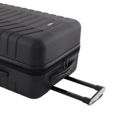 Wrangler Tahoe 3 Piece Spinner Luggage Set, Black