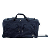 Rockland Rolling Duffel Bag, Black, 30