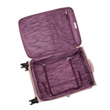 It Luggage Glimmering 32" Softside Checked 8 Wheel Expandable Spinner, Mink Gold