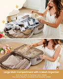 LOVEVOOK 40L Travel Backpack for Women, Airline Approved Carry On Luggage, TSA Personal Item Bag fits 15.6 Inch Laptop, Waterproof Weekender Overnight Suitcase for Work