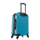 InUSA ENDURANCE Luggage with Spinner Wheels | Durable Lightweight Hardshell Suitcase, Spacious Travel Bag with Handle and Trolley | 20-Inch Carry On Small Luggage | Teal