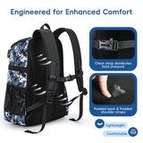 KAVIGOR Baseball Bag for Youth and Adult, Softball Backpack 40L Large Capacity, Bat Backpack with Shoes Compartment and Hidden Helmet Holder