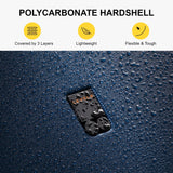 LEVEL8 Luminous 28 Inch Trunk Luggage with Water Resistant Travel Duffle Bag