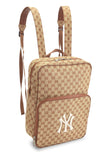 Gucci, Pre-Loved GG Canvas New York Yankees Backpack, Pink