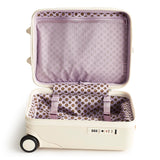 Vera Bradley Women's Hardside Luggage 17 Inch Adair Underseat Roller, Cottage Cream, One Size