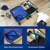 FUL Marvel Spider-Man 21 Inch Kids Carry On Luggage, Hardshell Rolling Suitcase with Spinner Wheels, Multi