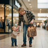 Montana West Wrangler Aztec Diaper Bag Backpack Western Backpacks for Moms Baby Essentials Bag with Twist-Lock Closure, Insulated Pockets, Portable Changing Pad, Stroller Straps, Pacifier Case