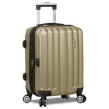 Dejuno Camden New Generation Hardside 3-piece Expandable Spinner Luggage Set - Champagne