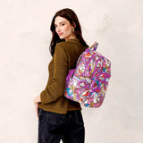 Vera Bradley Women's Featherweight Large Bancroft Backpack, Flutter, One Size