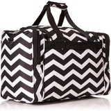 World Traveler Chevron, Black White Che, One Size