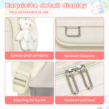 KBTYE School Backpack for Kids Girls Cute Travel Backapck for College Women Men Casual Laptop Bookbag for Teen Student(Beige)