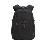 Amazon Basics Travel Laptop Backpack with Multiple Pockets and Compartments for 15.6 inch Laptop, Water Resistant, Spacious with Padded Shoulder Straps, Black