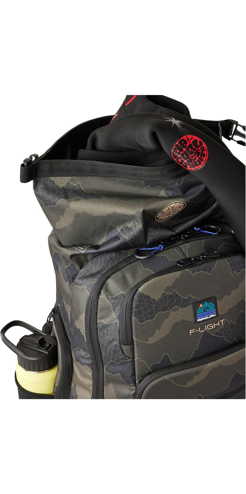 Rip Curl F-Light Surf 45L Search Backpack 156MBA - Black/Olive