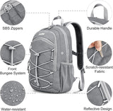 G4Free 12L/20L Small Hiking Backpack RFID Mini Rucksack Compact Multipurpose Daypacks for Men Women Camping Walking Daytrip Travel, Light Grey, 12l, Daypacks