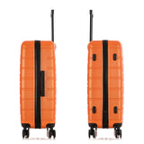 InUSA TREND Luggage with Spinner Wheels | Durable Lightweight Hardside Suitcase, Travel bag with Handle and Trolley, 28-Inch Large Checked luggage | Orange