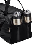 Under Armour Unisex-Adult Undeniable 5.0 Duffle, Black Medium Heather (002)/Metallic Gold, Small
