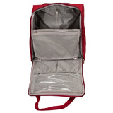 Rockland Melrose Upright Wheeled Underseater Luggage, Red, Carry-On 15-Inch