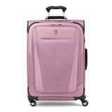 Travelpro Maxlite 5 Softside Expandable Luggage with 4 Spinner Wheels, Lightweight Suitcase, Men and Women, Orchid Pink Purple, Checked-Medium 25-Inch