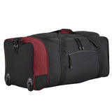 Travelers Club 32" Expandable Rolling Travel Duffel Bag, Red Option