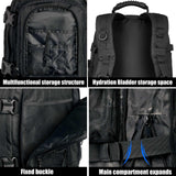 Miramrax Tactical Backpack Military Army Daypack - Assault Pack for Men Molle Backpacks Bug Out Bag 3 Day Pack for Hiking Camping Travel Hunting Rucksack Trekking Black