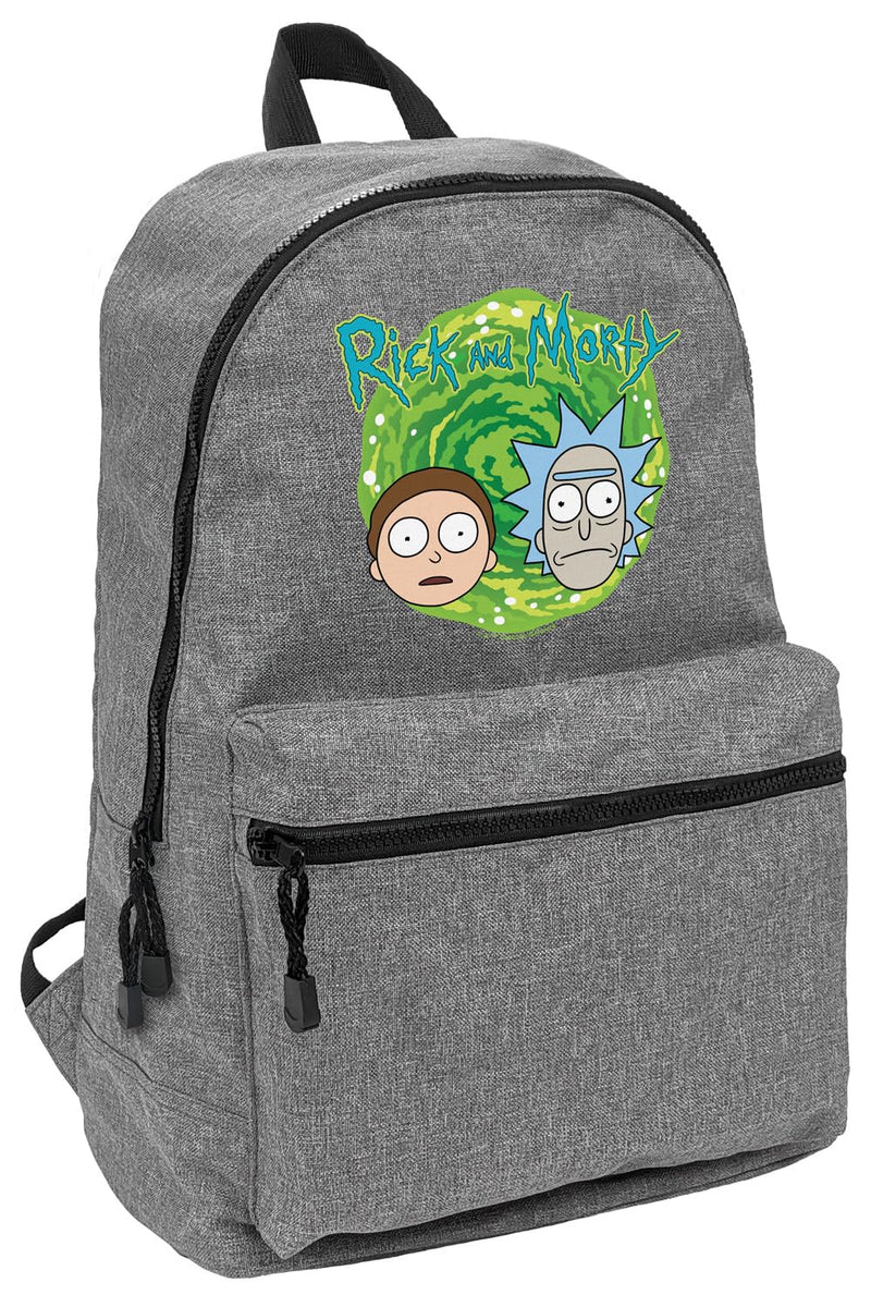 LOGOVISION Rick and Morty Rick and Morty Heads Lightweight Backpack for Work School Daily Use Packable for Travel