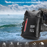 kooldaiwangwang Waterproof Backpack, Waterproof Backpack That Can Float, Suitable for Kayaking And Beach Activities, Outdoor Moisture-Proof Bag