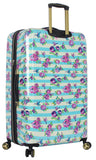 Betsey Johnson S. F. Hummingbird 30" Expandable Hardside Checked Spinner Luggage