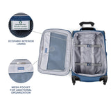 Travelpro Maxlite 5 Softside Expandable Luggage with 4 Spinner Wheels, Lightweight Suitcase, Men and Women, Ensign Blue, Compact Carry-on 20-Inch