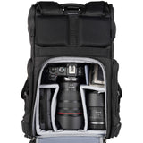 Think Tank FocusPoint 22L RollTop Camera Backpack - Golden Hour: Expandable Travel & Camera Backpack with Laptop Sleeve, Quick Side and Back Access, Rain Cover – Versatile Photography & Travel Bag