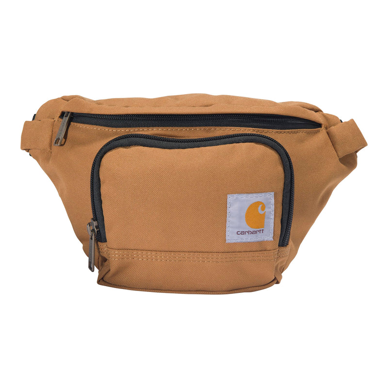 Carhartt Adjustable Waist Pack, Durable, Water Resistant Hip Pack, Classic Waist Pack (Carhartt Brown)