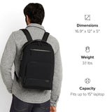 TUMI Harrison Warren Backpack - 15-Inch Laptop Backpack - Stylish Women's & Men's Backpack for Travel & Business - Cognac Leather