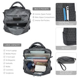 VANSARTO Backpack Purse for Women Vegan Leather Travel Backpack with Wristlet, Designer Convertible Shoulder Bag Satchel Handbag, Lightweight Fashion Backpack with Wide Strap (Black)