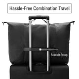 Samsonite UpLIFT 23" Lightweight Foldable Weekender Duffle Bag - Polyester Soft Duffle for Ultra Lightweight Travel - Black