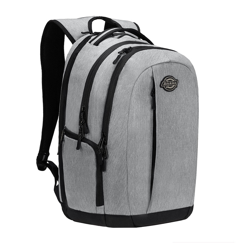 Dickies Large Laptop Backpack for Men and Women, Water Resistant College Computer Bag for School Travel Work, Fits 15.6 Inch Notebook (Charcoal)