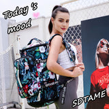 Gym Duffle Bag Backpack with Shoe Compartment,4 ways Travel Backpack for Women and Men,Multi-Functional Weekender bag with Waterproof Layer&Laptop Compartment for Fitness, Travel,Camping(Turquoise)