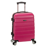 Rockland Melbourne Hardside Expandable Spinner Wheel Luggage, Magenta, Carry-On 20-Inch