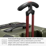 Traveler's Choice Maxporter II Polycarbonate Hardside Trunk with Spinner Wheels, Green, 31-Inch Trunk