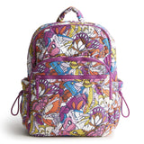 Vera Bradley Women's Featherweight Large Bancroft Backpack, Flutter, One Size | Backpacks4Less