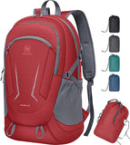 MIYCOO Backpack - Ultra Lightweight Packable Backpack for Travel Camping, Hiking Back Pack Waterproof Foldable Daypack for Men Women Red