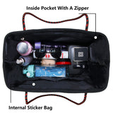 QOGiR Neoprene Multipurpose Beach Bag Tote with Inner Zipper Pocket …