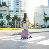 Travelpro Maxlite 5 Softside Expandable Luggage with 4 Spinner Wheels, Lightweight Suitcase, Men and Women, Slate Green, Carry-on 21-Inch