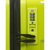 Dejuno Lumos New Generation Hardside Expandable Spinner Luggage, Lime, 3-Piece Set