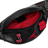 Nike Jordan Borough Varsity Belt Bag, One Size, Black/Red