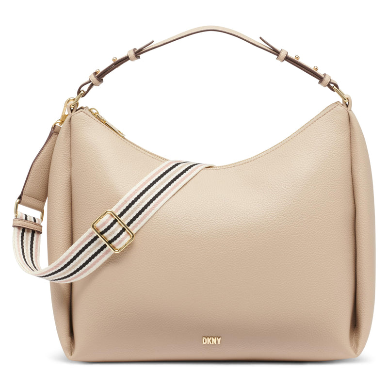 DKNY Women's Handbags Hobo Bag,Khaki,1sz