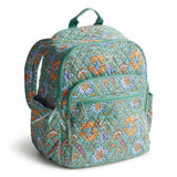 Vera Bradley Women's Premium Cotton Bancroft Backpack, Gemstone Paisley, One Size | Backpacks4Less