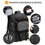 TARION Professional Camera Backpack Large - DSLR Bag with 15.6" Laptop Compartment Tripod Holder Waterproof Raincover Outdoor Hiking Travel for Men Women Photographers - PBL