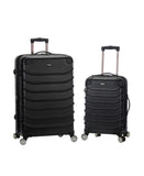 Rockland Speciale Hardside 2-Piece Expandable Spinner Luggage Set, Black, 2-Piece Set (20/28) (F230-BLACK)