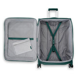 Samsonite UpLIFT Lightweight Medium Checked Softside Luggage with Spinner Wheels - Expandable - Airline-Approved, Polyester Soft Suitcase for Ultra Light Travel - Emerald Green