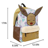 Bioworld Pokémon Eevee All-Over Print Characters 17" Adult Backpack